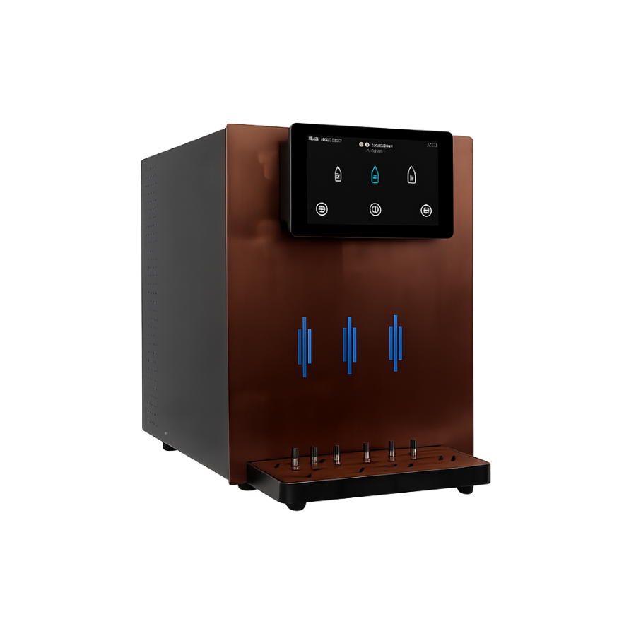Izumi high-volume countertop V.S.O. system in copper